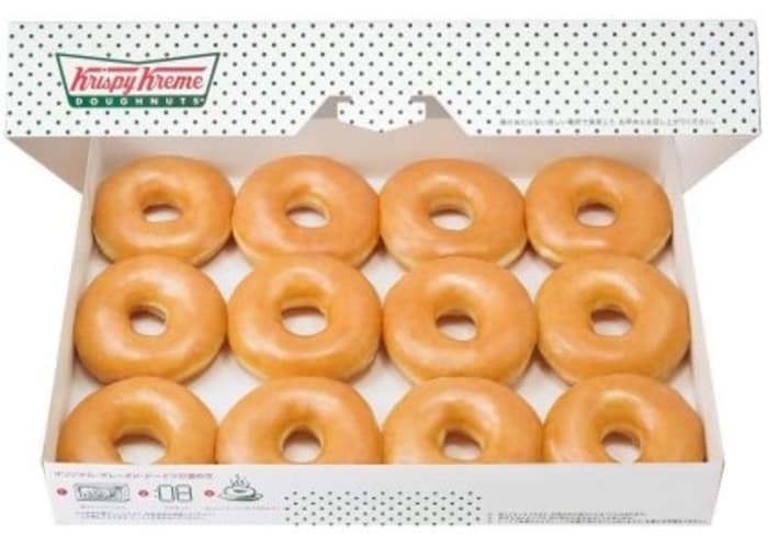 Any Two Dozen Krispy Kreme Doughnuts