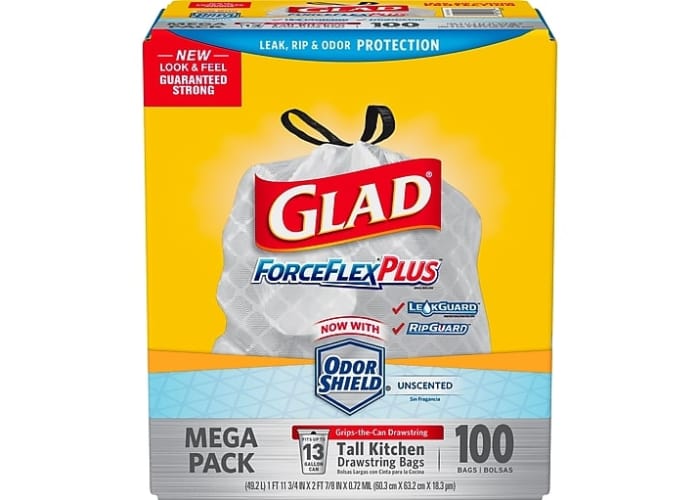 Glad ForceFlex Kitchen Trash Bags