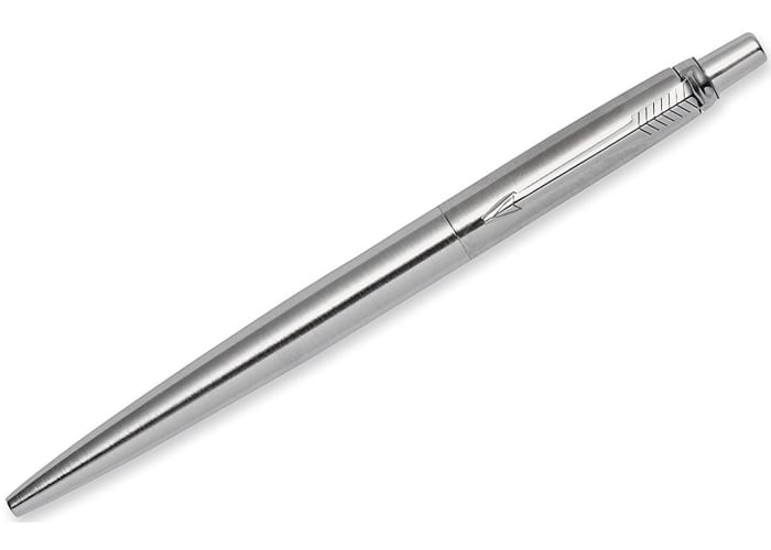 PARKER Jotter Ballpoint Pen, Stainless Steel with Chrome Trim