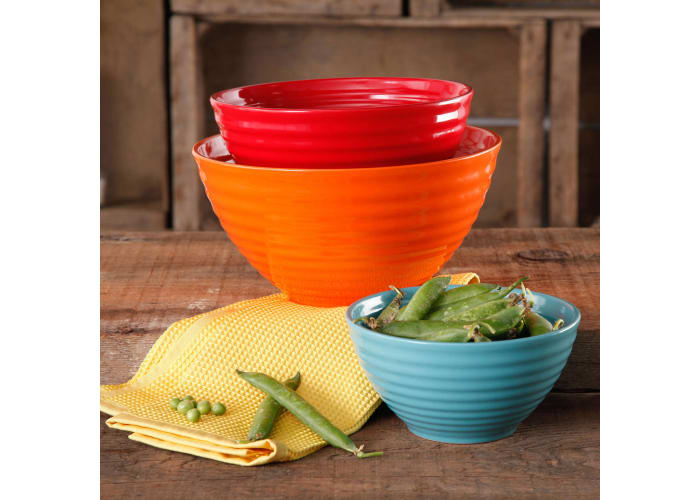 The Pioneer Woman Flea Market 3-Piece Ceramic Mix Bowls