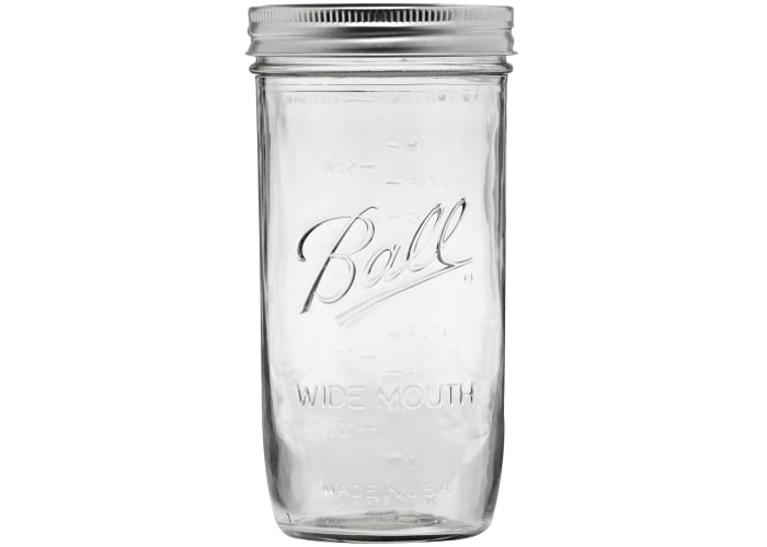 9-ct Wide Mouth Glass Mason Jars
