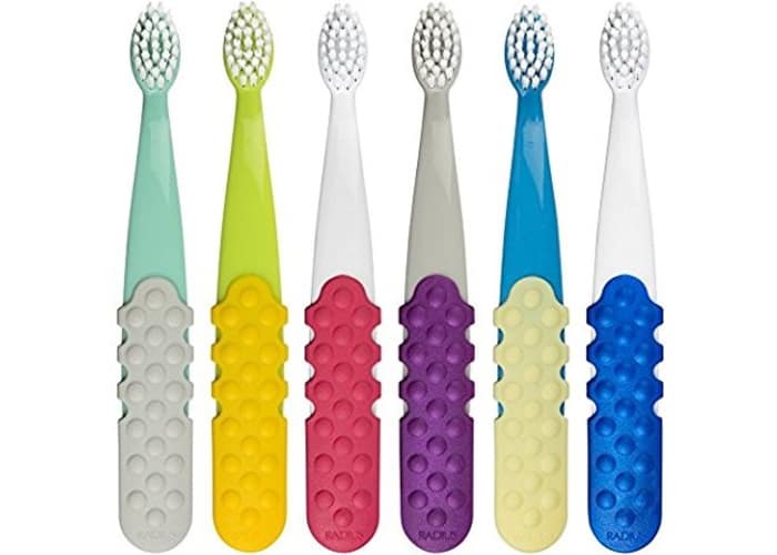 6-pk Radius Totz Plus Toothbrushes