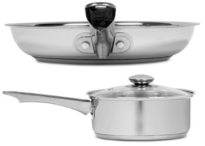 Sedona Stainless Saucepan & Fry Pan Set