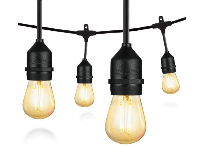 48-ft LED Outdoor String Lights