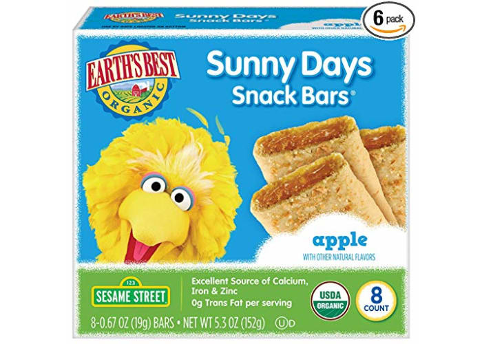 48-ct Earth's Best Organic Sunny Day Toddler Snack Bars