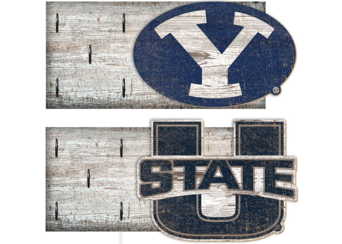 NCAA 12" x 6" Key Holders