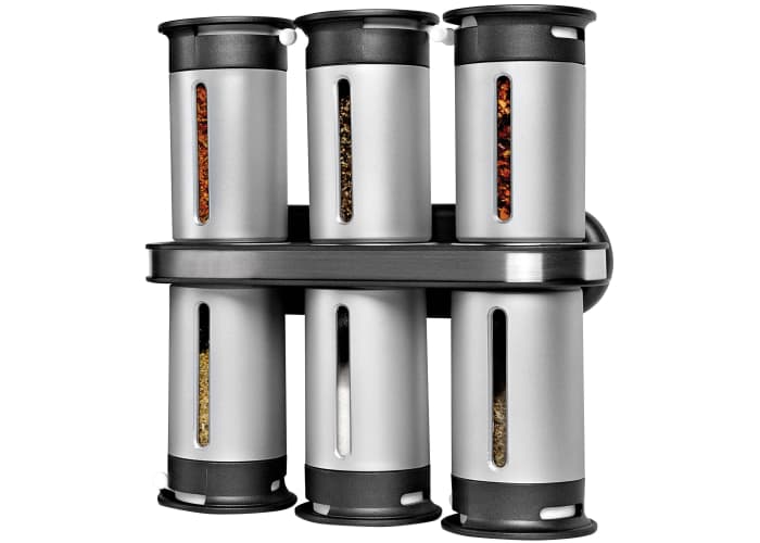 Honey Can Do Zero Gravity Wall-Mount Magnetic Spice Rack