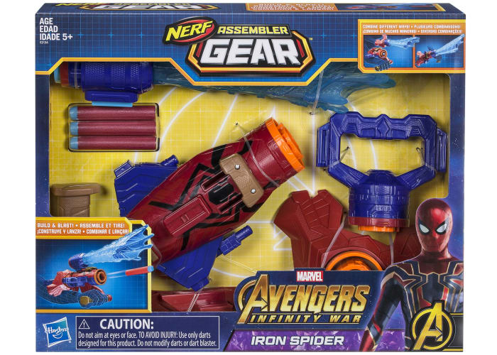 Marvel Avengers: Infinity War Nerf Iron Spider Assembler Gear