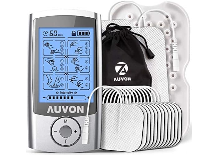 Rechargeable TENS Unit w/12 Pads