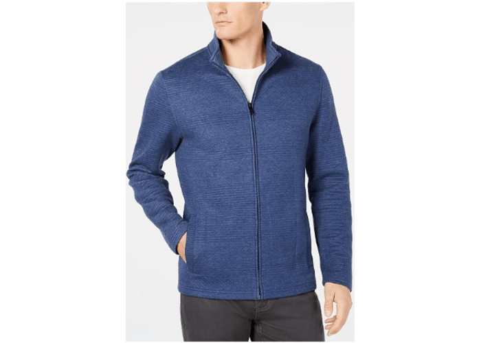 Alfani Men's Textured Zip-Front Jacket