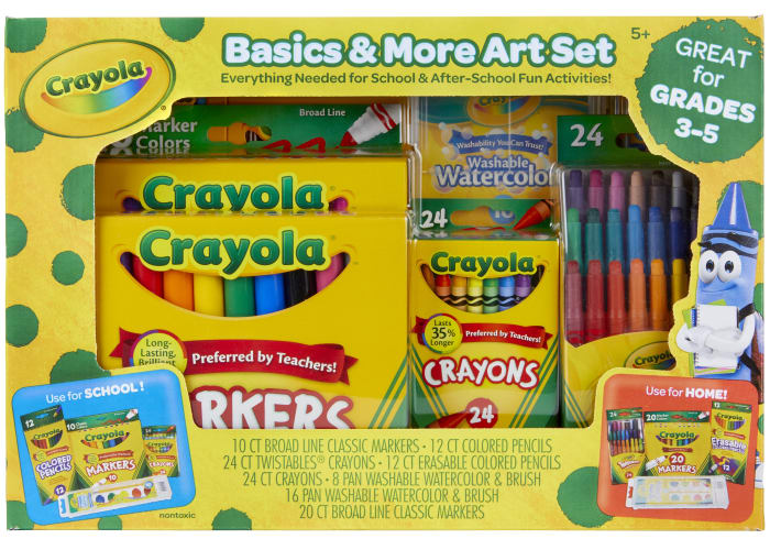 Crayola Basics and More Art Set