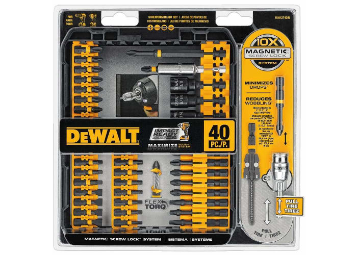 DeWalt 40-pc Impact Ready FlexTorq Screw Driving Set