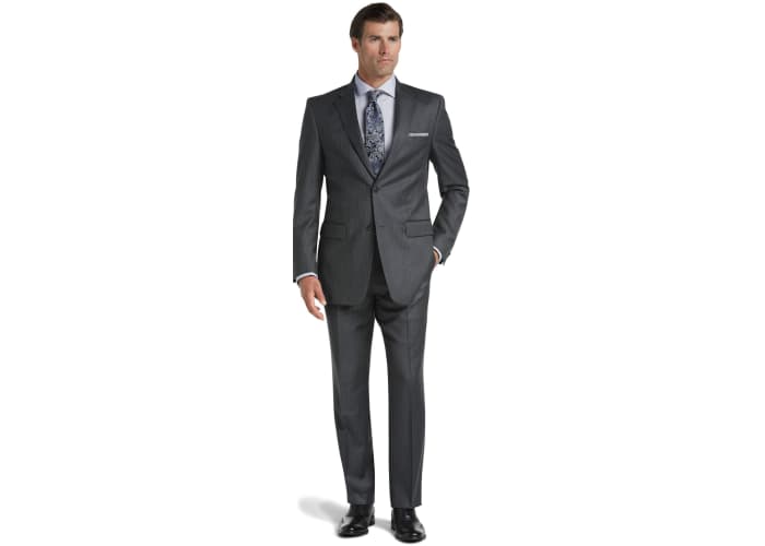 Jos. A. Bank Traditional Fit Stripe Suit - Big & Tall