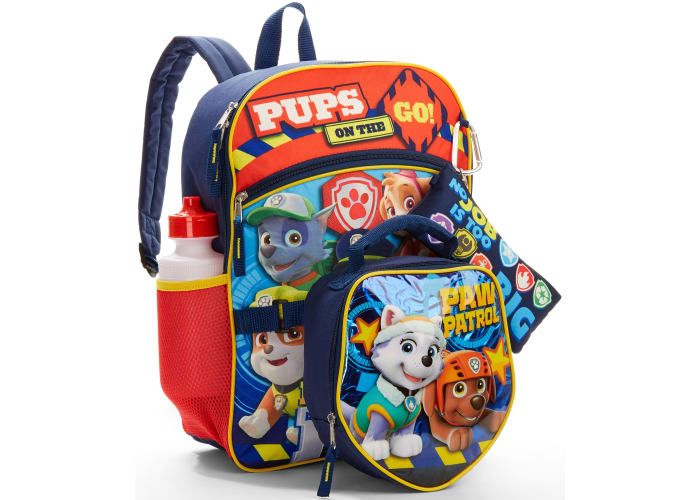 Paw Patrol 5 Piece Backpack Set