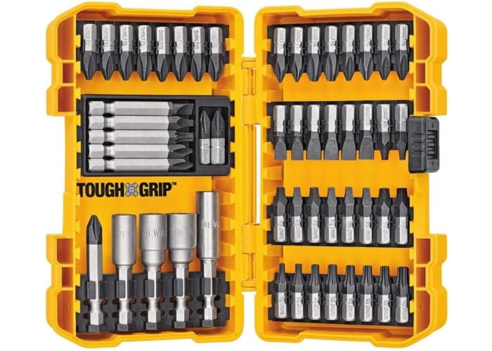 52-pc DeWalt Tough Grip Screwdriver Bit Set