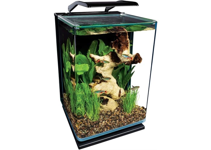 MarineLand Portrait Glass LED Aquarium Kit