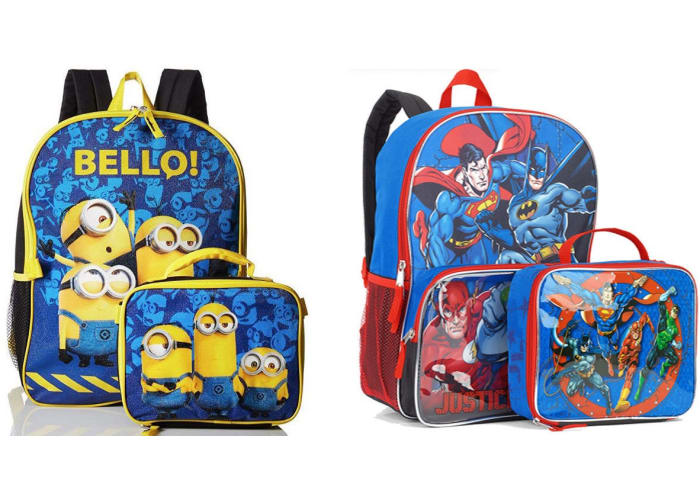 Character 16" Backpack & Lunch Bag Bundle