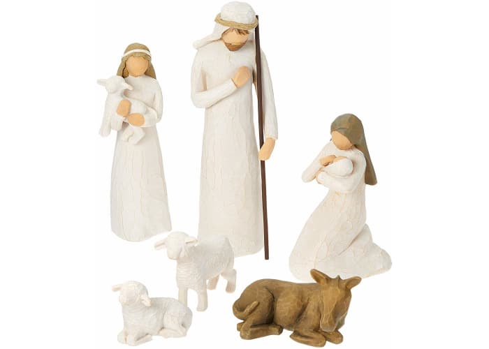 6-pc Willow Tree Hand-Painted, Sculpted Nativity