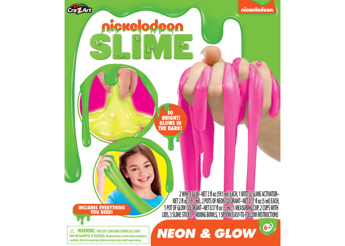 Nickelodeon Neon and Glow Slime Kit