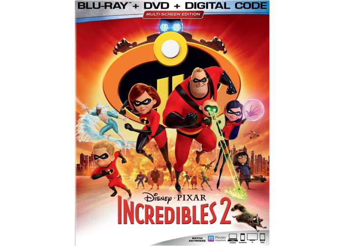 Incredibles 2 (Blu-ray + DVD + Digital)