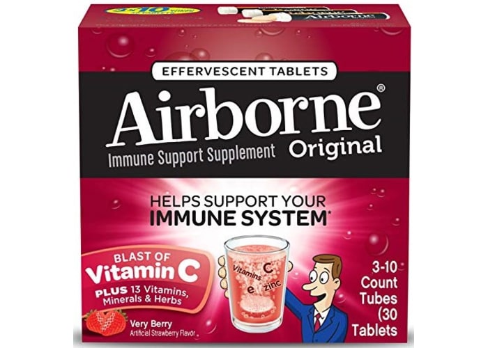 30-ct Airborne Very Berry Effervescent Tablets