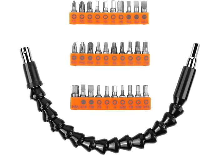 Flexible Extension Shaft w/ Drill Bit Holder