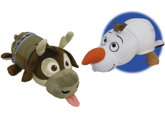 14" Disney Frozen Olaf to Sven FlipaZoo 2 in 1 Plush