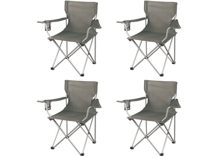 4-pk Ozark Trail Classic Folding Camp Chairs