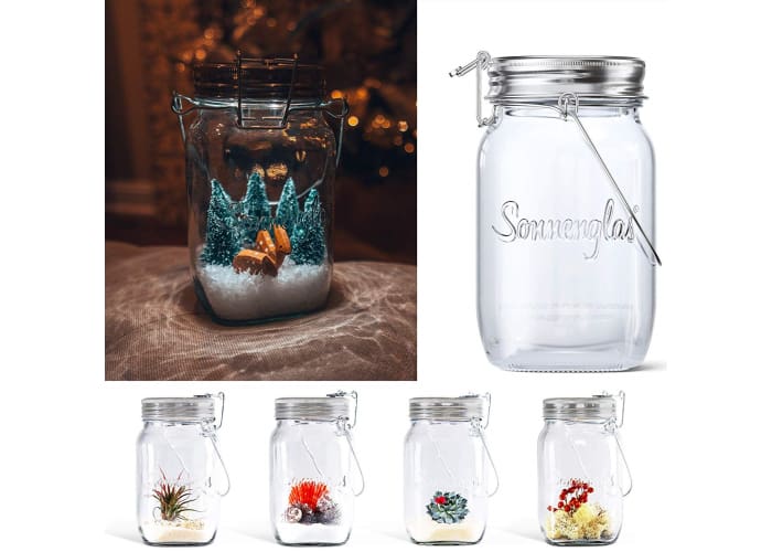 Sonnenglas Solar LED Jar Lantern