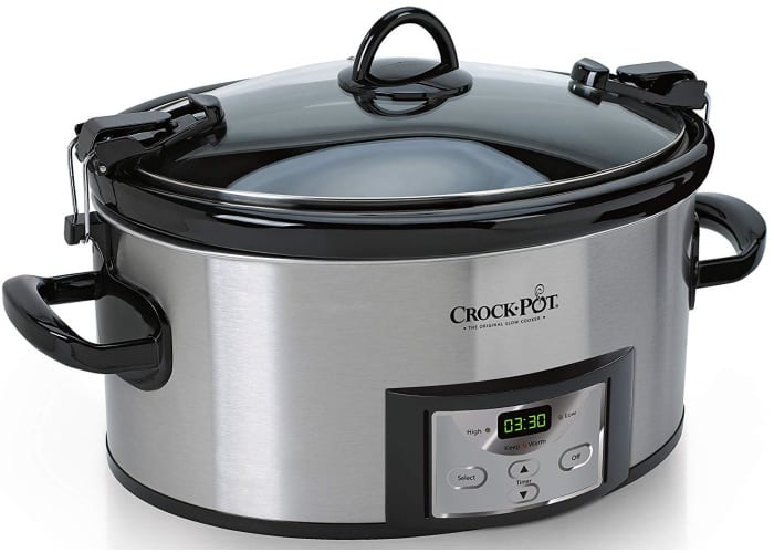 6-qt Crock-Pot Programmable Cook & Carry Slow Cooker with Digital Timer