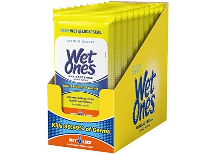 20-ct 100-pk Wet Ones Sensitive Skin Hand Wipes