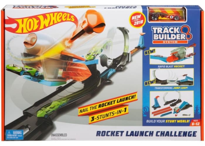 Hot Wheels Track Builder Rocket Launch Challenge Playset