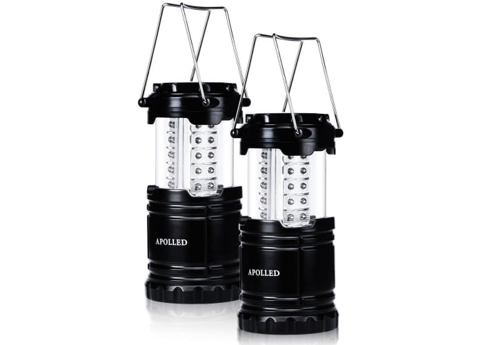 2-pk 30-LED Collapsible Camping Lanterns