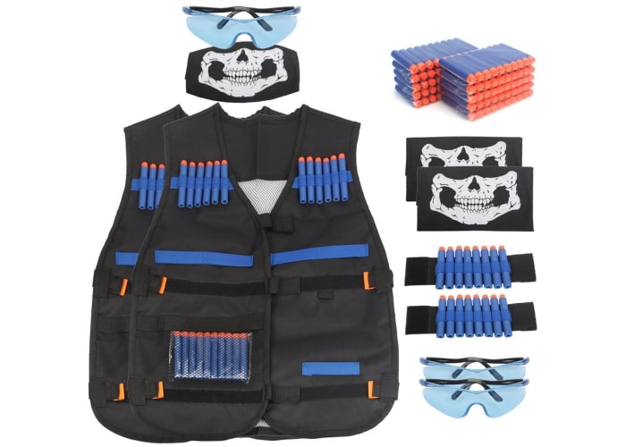 2-pk Tactical Vest Kit for Nerf Toys