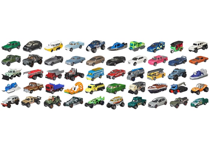 50-pk Matchbox Cars