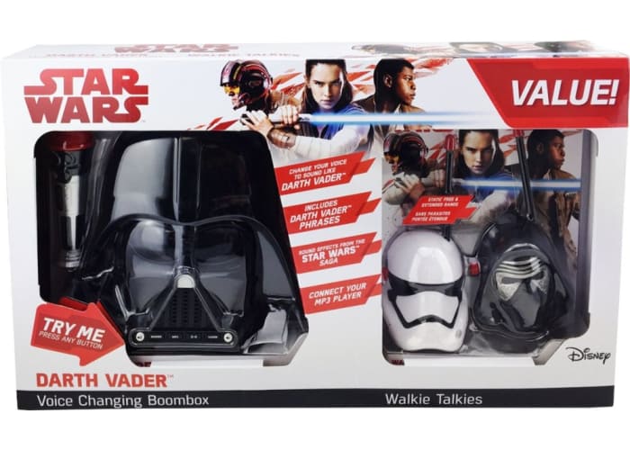 Darth Vader Boombox & Walkie Talkie Set