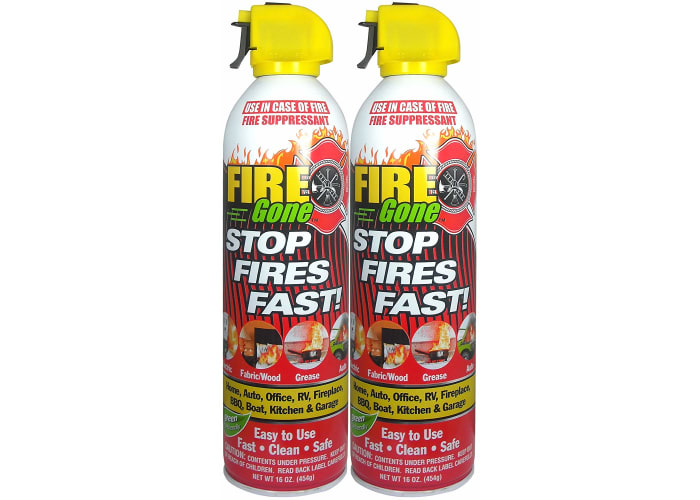 2-pk Fire Gone Fire Suppressant Canisters