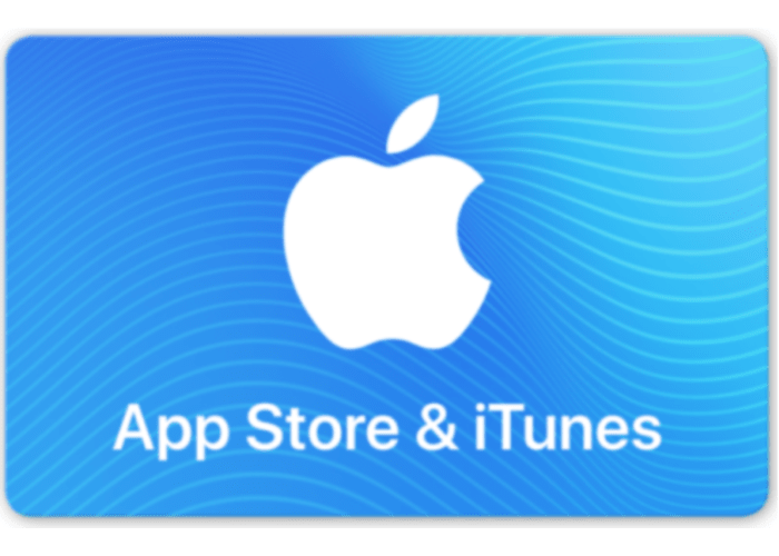 $100 Apple Store & iTunes Gift Card