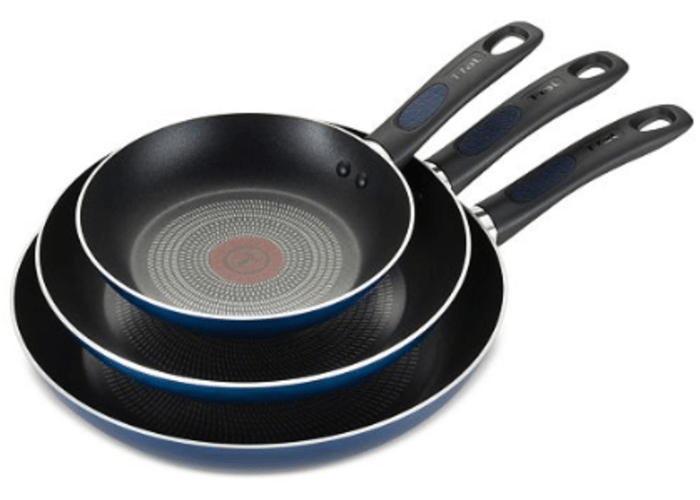 3-pc T-Fal Non-Stick Fry Pan Set