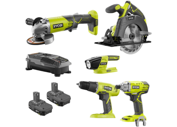 Ryobi 5-tool Cordless Combo Kit