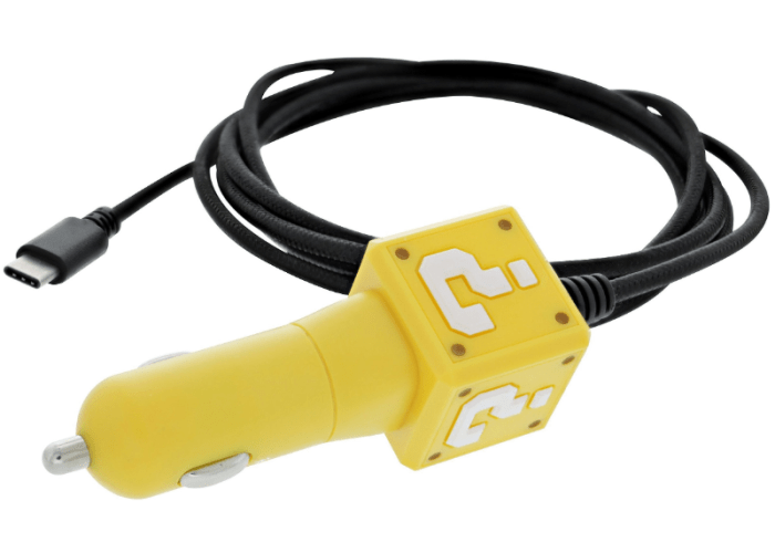 USB-C/Switch Question Block Car Charger 