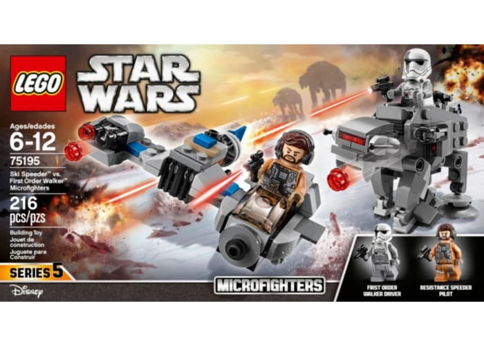 LEGO Star Wars Ski Speeder vs. First Order Walker Microfighters