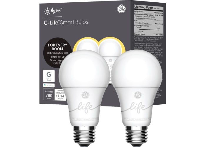 GE C-Life Bluetooth Smart LED Lightbulbs