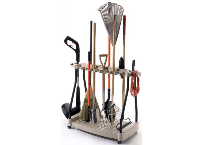 42" Resin Wheeled Tool Storage Rack