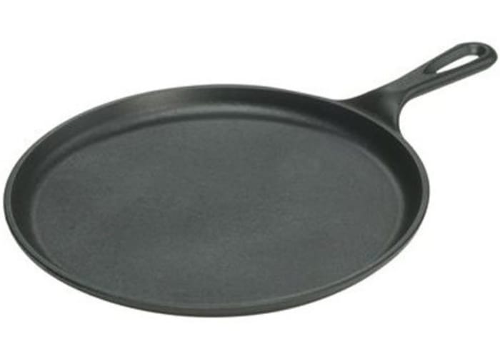 Lodge 10.5” Round Griddle, Seasoned Cast Iron