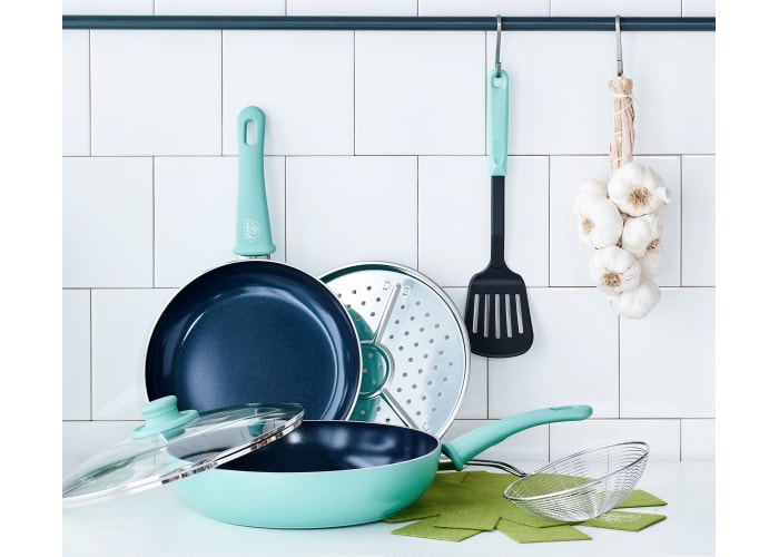 8-pc GreenLife Diamond Ceramic Cookware Set