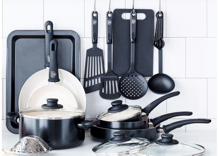 18-pc GreenLife Absolutely Toxin-Free Cookware Set 