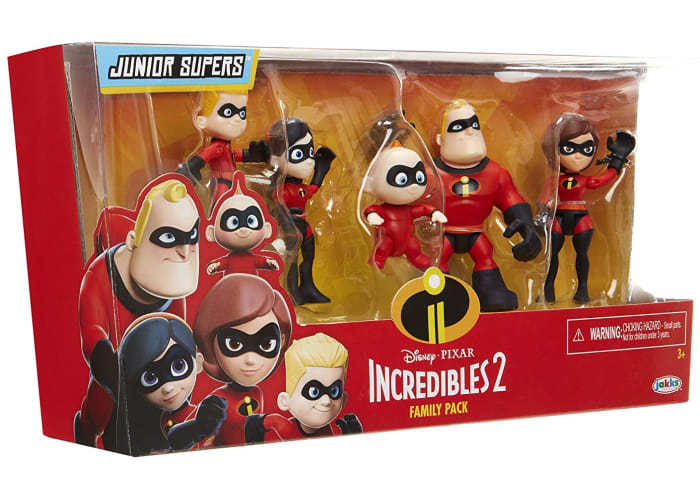 The Incredibles 2 Family 5-Pack Junior Supers Action Figures