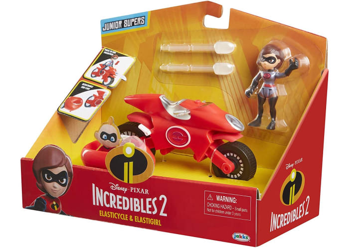  Elasticycle & Elastigirl Vehicle Playset Action Figure