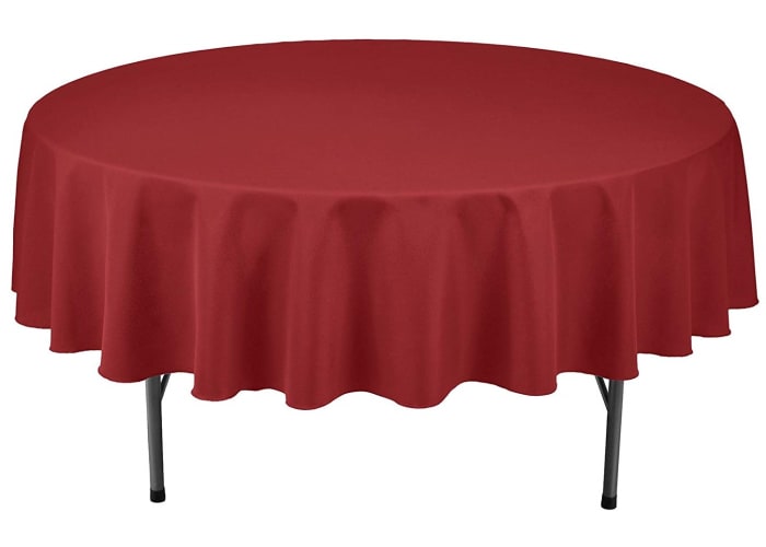 90-in Round Polyester Tablecloths